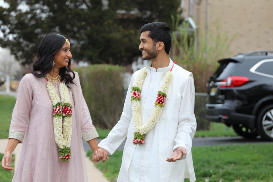 Rajul and Abdullah walking together
